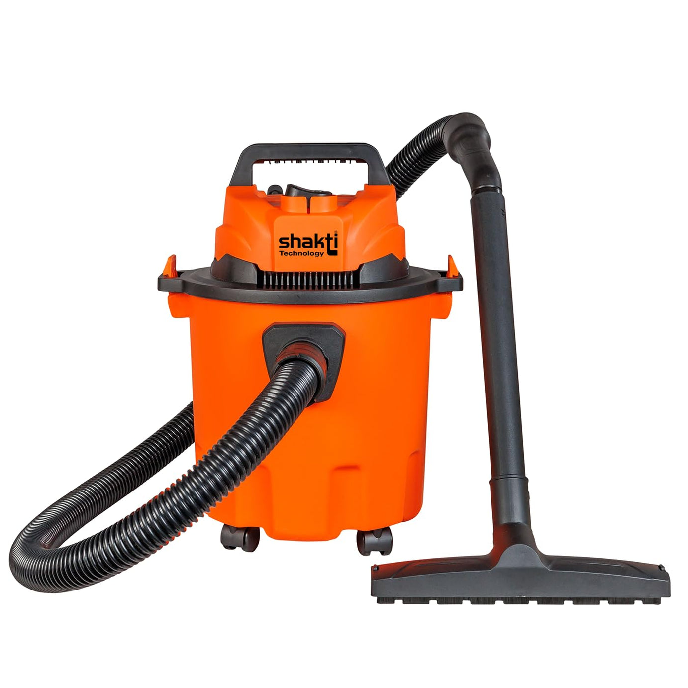 Shakti Technology Vc-90 Wet And Dry Vacuum Cleaner 1000 Watts, 10 Liter, 17Kpa Suction Power With Low Sound, High Energy Efficiency And Blower Function, Cartridge, Orange