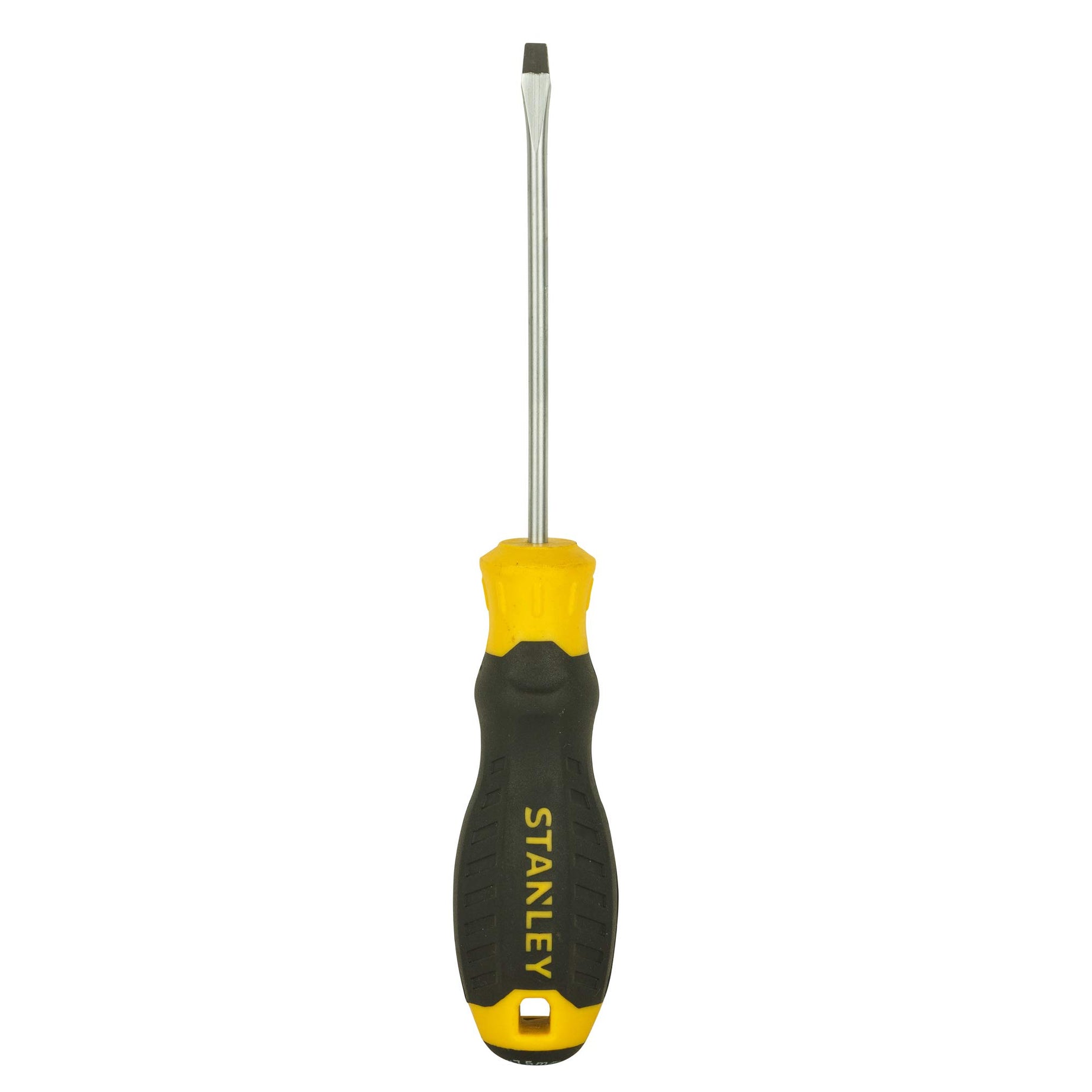 STANLEY STMT60817-8 Cushion Grip Slotted Standard Screwdriver 3 mm x 75 mm Black and Yellow