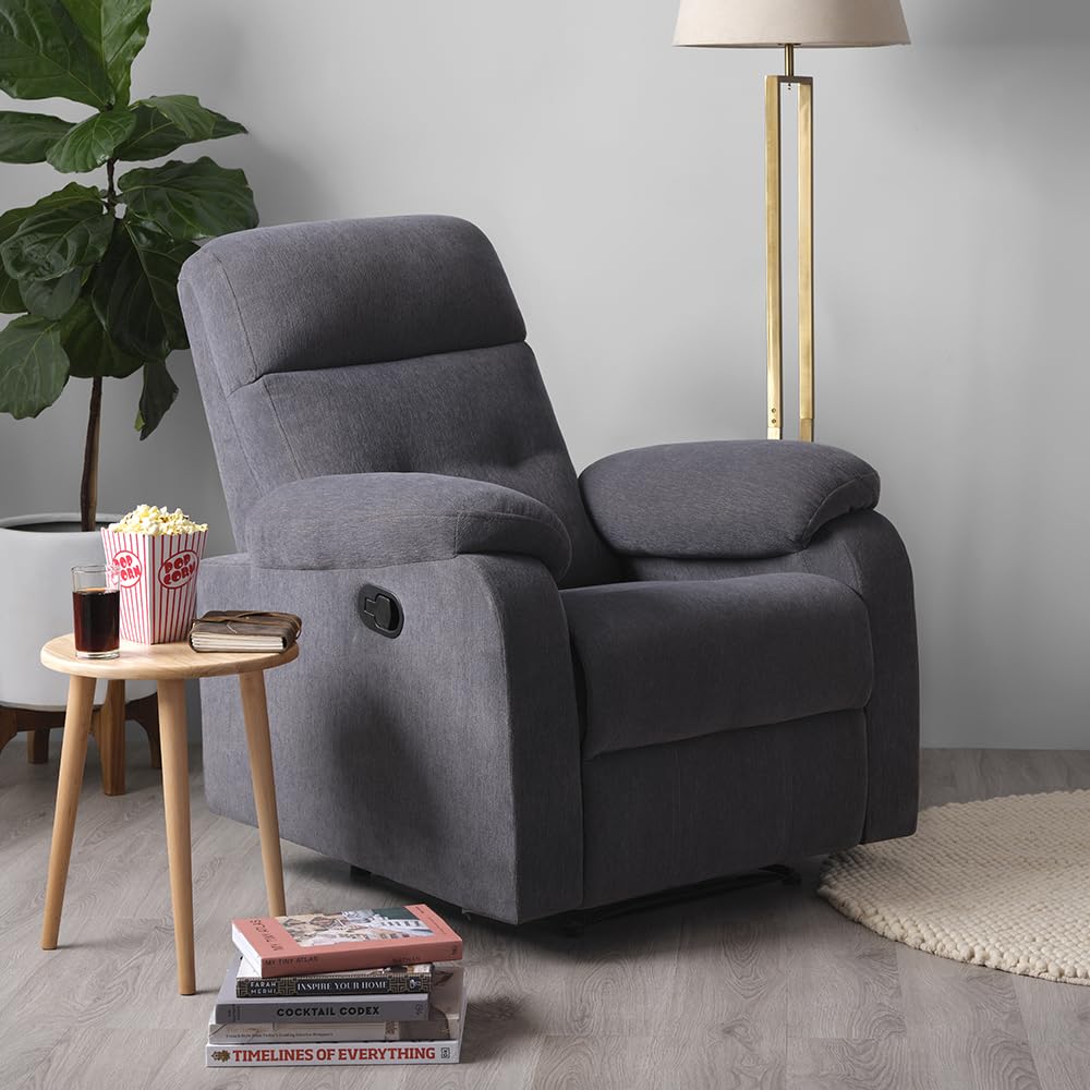 Sleepyhead RX5 - Single Seater Fabric Recliner (Italian Grey)