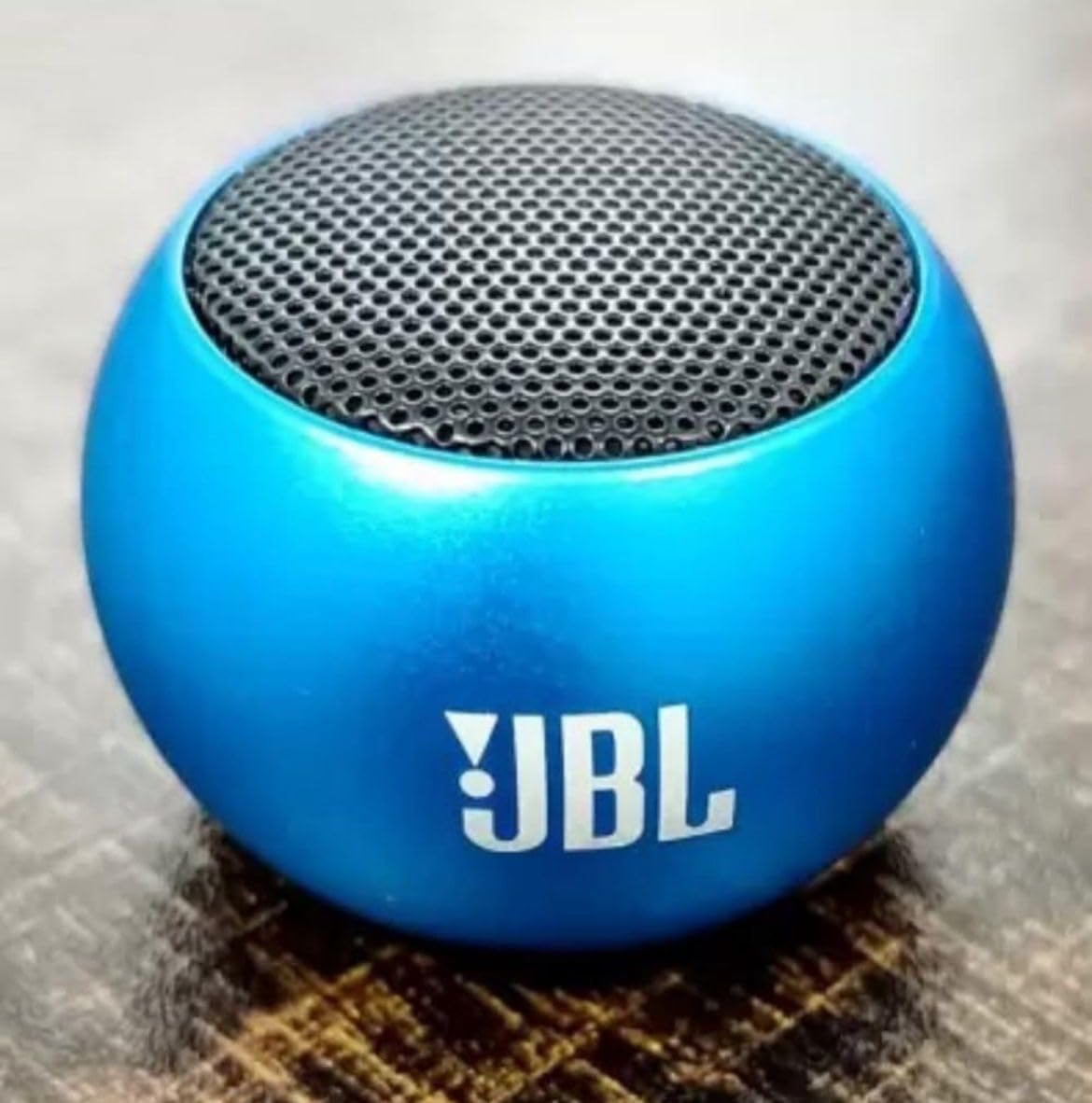 AK TELECOM ONLINE- Mini J.B-L Speaker Boost 4 Colourful Wireless Bluetooth Speaker, Mini Electroplating Round Steel, Random Colour (Pack of 1)