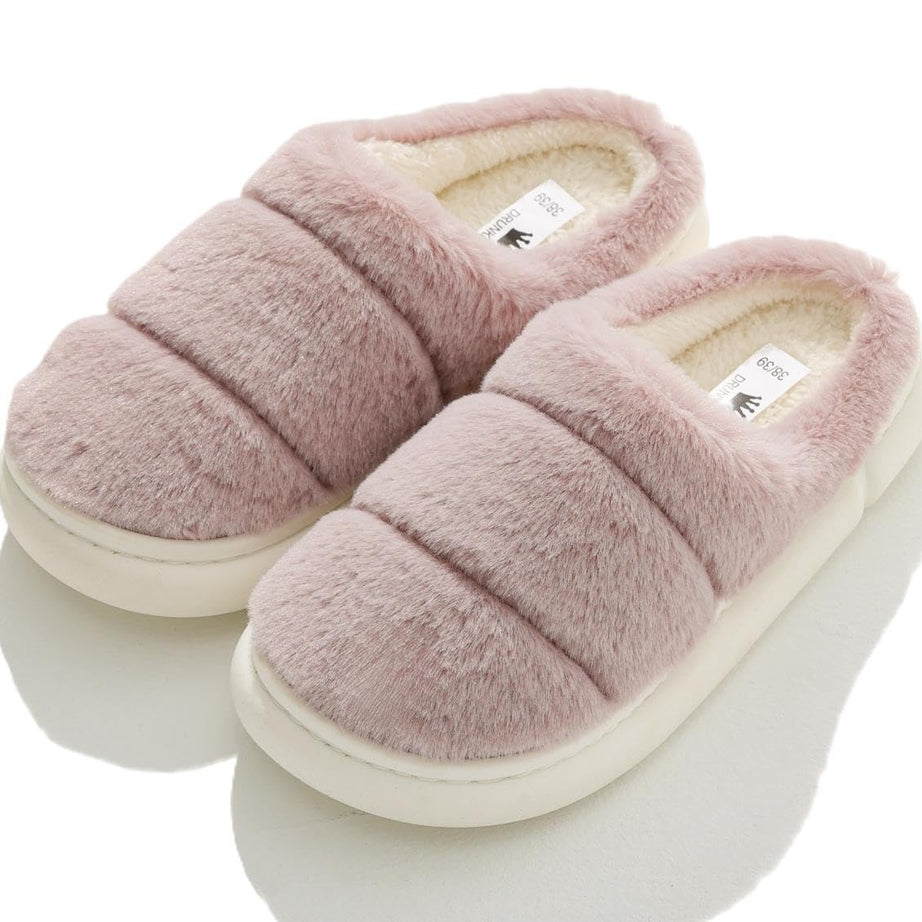 DRUNKEN Slippers For Women Men Winter Sandals Casual Flats Home Footwear Man Girls Sliders Flip Flops Chappals Ladies Clogs Sleeper Slides Stylish Ortho Soft Pink 5-6UK