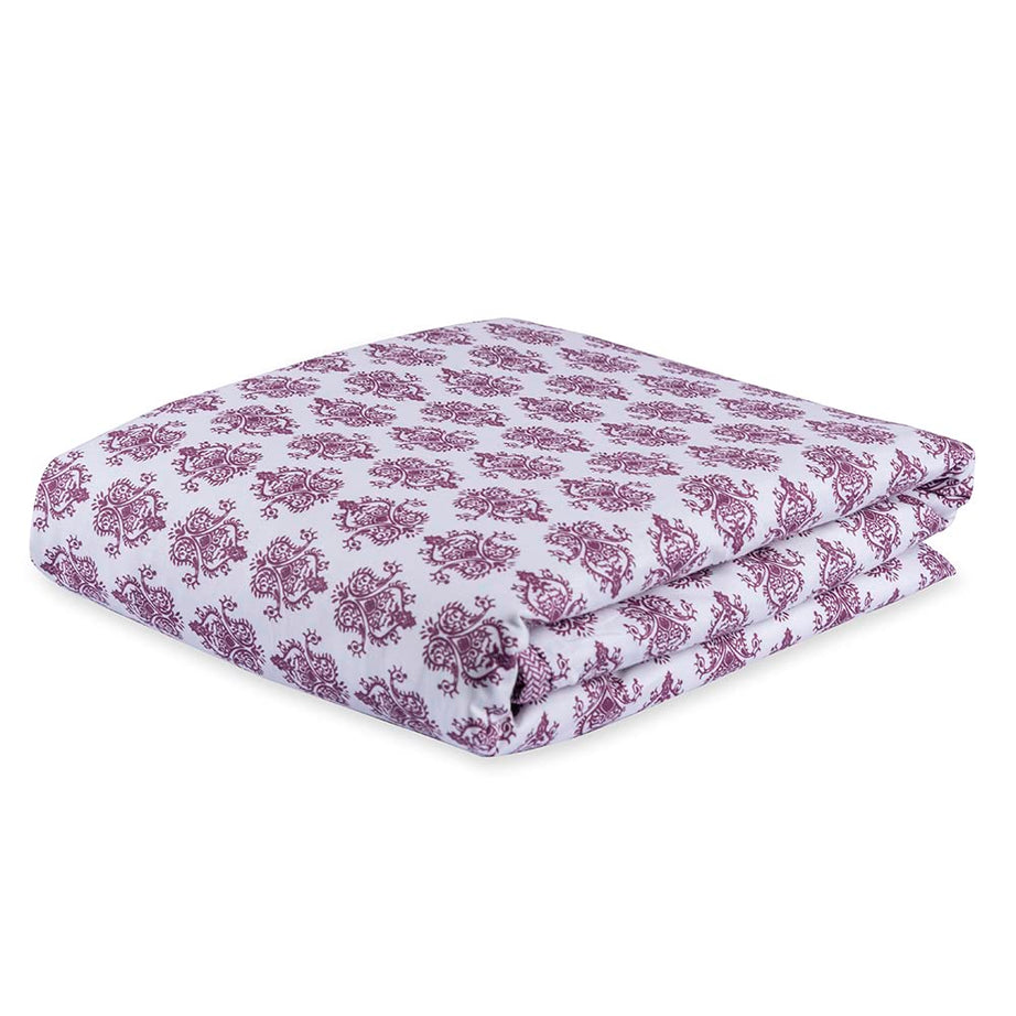 Wakefit Dohar Single Bed | 110 GSM | Blanket Single Bed, Dohar Single Bed Cotton, Cotton Dohar, Quilt, AC Blanket, Reversible (Susane Burgundy : 56x90 inch - Pack of 1)