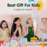 Wembley Karaoke Machine for Kids Adults, Mini Portable Blue-Tooth Karaoke Speaker with Wireless Microphone and Dynamic Lights Birthday Gift Home KTV Outdoor Travel