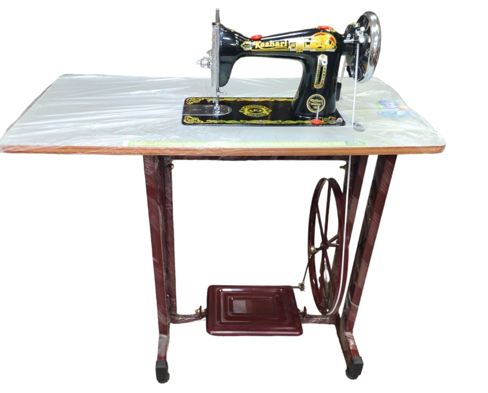 KESHARI Table Stand Complete Silai Machine for Home Tailoring | Sewing Machine | Easy-To-Use Home Tailoring Machine with tool kit