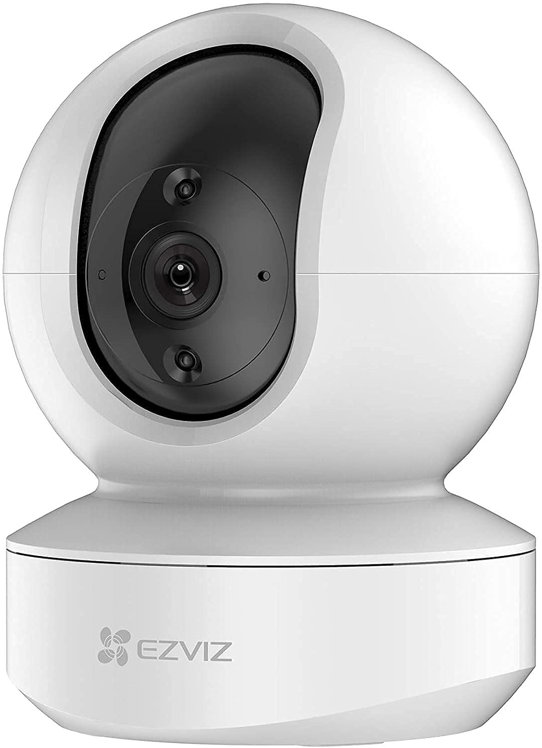 EZVIZ by HIKVISION |4MP QHD Resolution Indoor Smart WiFi Baby/Pet Monitor Camera |Smart Night Vision |360 Visual Coverage |Motion Detection Two-Way Talk |Micro SD Slot up to 256GB (TY1), White.