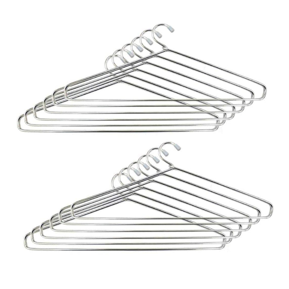 Stainless Steel Cloth Hanger Pack of 6 pcs