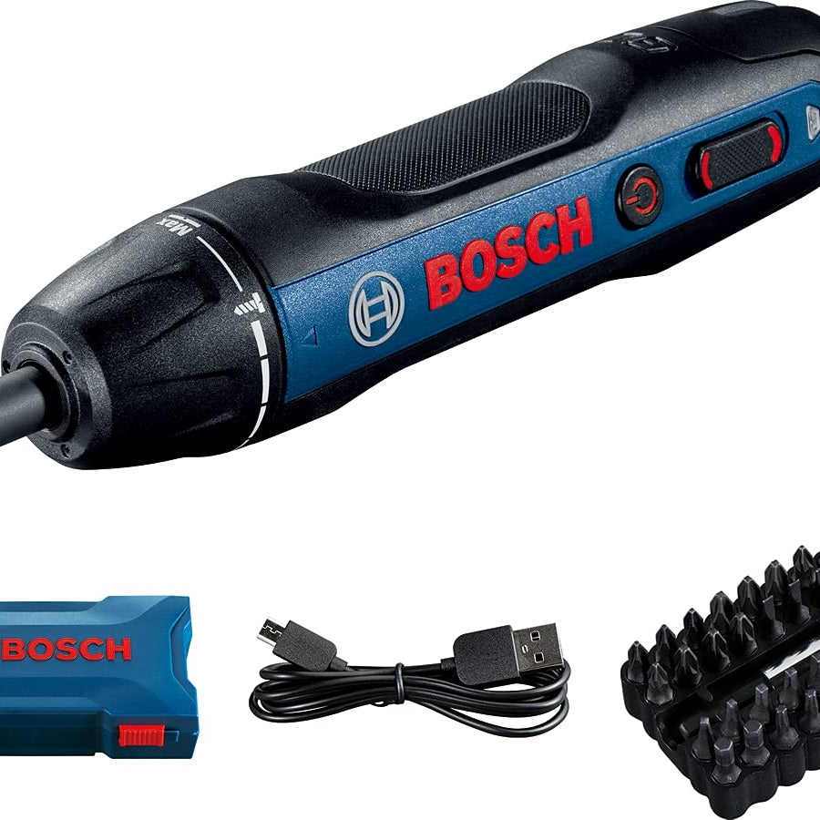 Bosch GO 2 Professional Kit, Lithium-ion Cordless Screwdriver + 33 piece Screwdriver Bit Set + Case