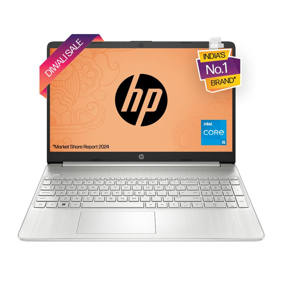 HP 15s Core i5 12th Gen (16GB RAM/512GB SSD/FHD/MS Office 21 /Backlit Keyboard /15.6-inch (39.6 cm)/FHD/Windows 11/Silver/1.69 kg) fy5009TU Laptop