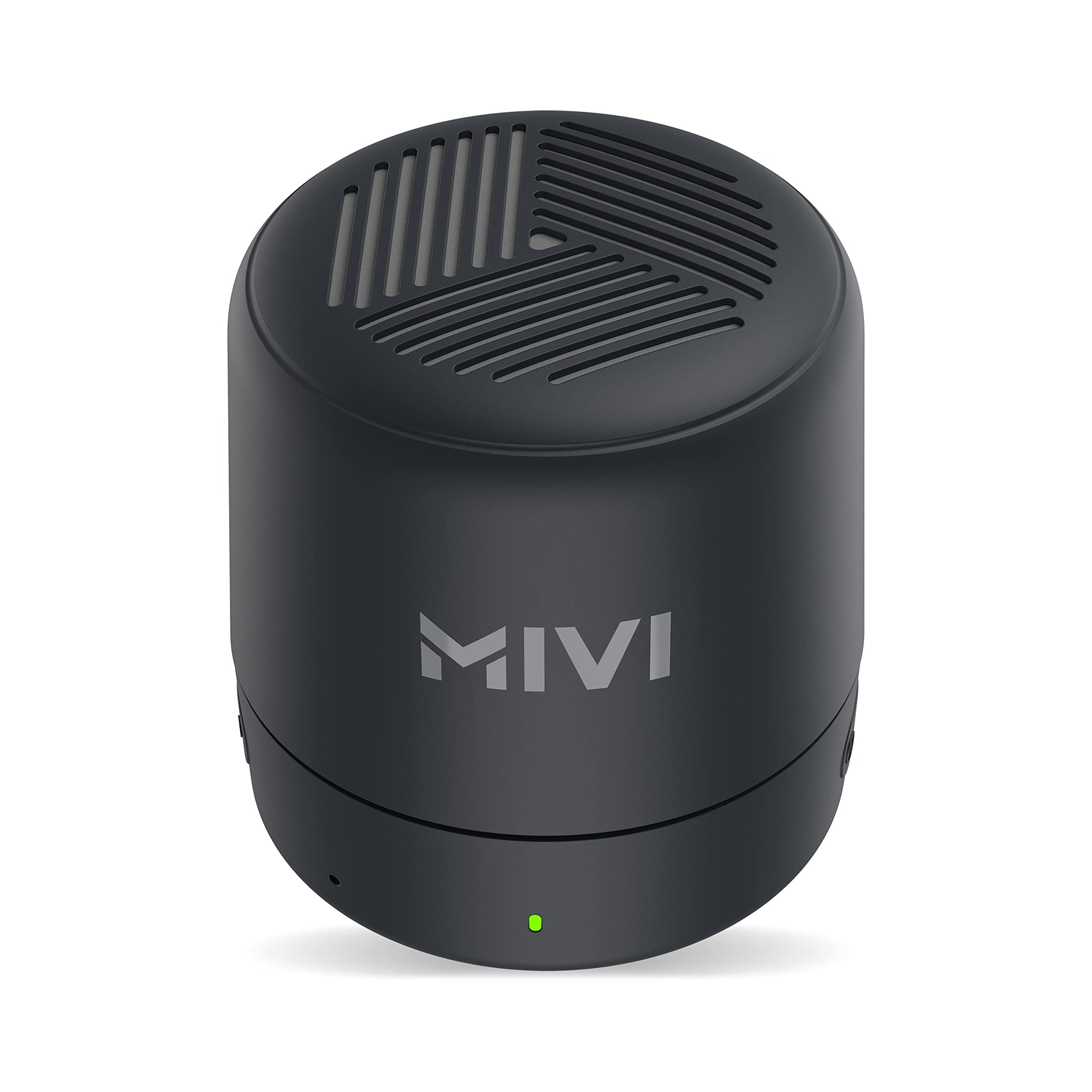 Mivi Play Bluetooth Speaker with 12 Hours Playtime. Wireless Speaker Made in India with Exceptional Sound Quality, Portable and Built in Mic-Black