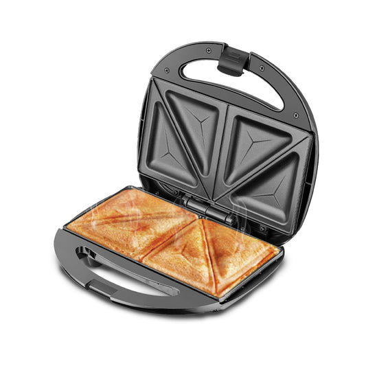 truTRTL Delight Toast Sandwich Maker Electric with German GREBLON coating Non-Stick Plates | 750W | Auto Cut-Off | Black