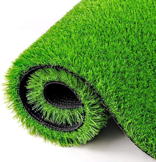 SUNSITA 35 MM Density Natural Green Artificial Grass Mat/Carpet/Rug/Doormat for Lawn/Outdoor/Indoor/Balcony/Terrace/Main Door Entrance||2x5 Feet