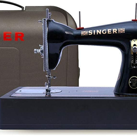 Singer Tailor Deluxe Handheld Sewing Machine (Complete with Base & Cover,Black)