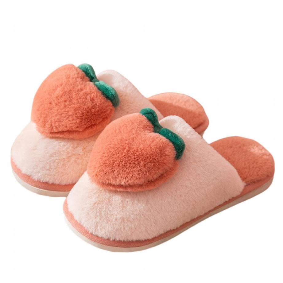 Topibaaz Winter Slippers for women check/Smiley/Self design | Trendy Home Indoor & Outdoor Stylish Soft Cozy Plush Slide Fur warm Flip Flops Carpet MultiDesign Shoes(Size,7-8-9) (A Pink, 7)