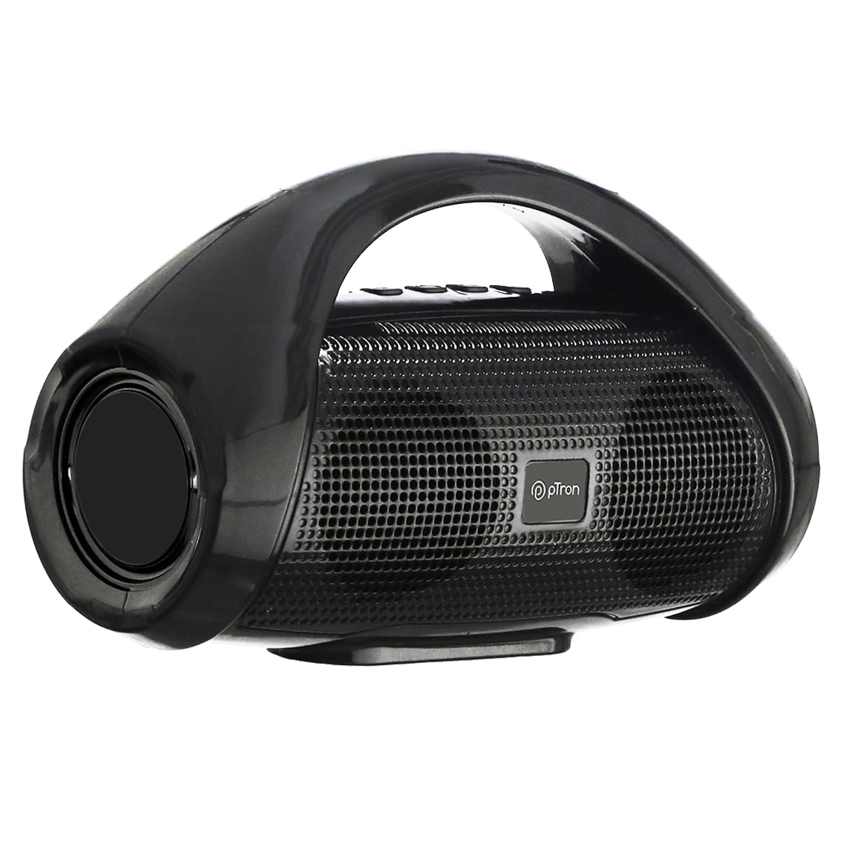 pTron Newly Launched Fusion Go 10W Portable Bluetooth Speaker with 6Hrs Playtime, Immersive Sound, Auto-TWS Function, Supports BT/USB/SD Card/AUX Playback & Lightweight (Black)