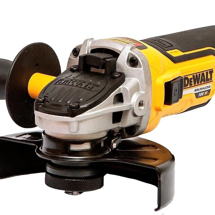 DEWALT DCG405N-XJ 18V 125mm XR Li-ion Cordless Angle Grinder with Brushless Motor - Perform and Protect Shield (Bare Tool)