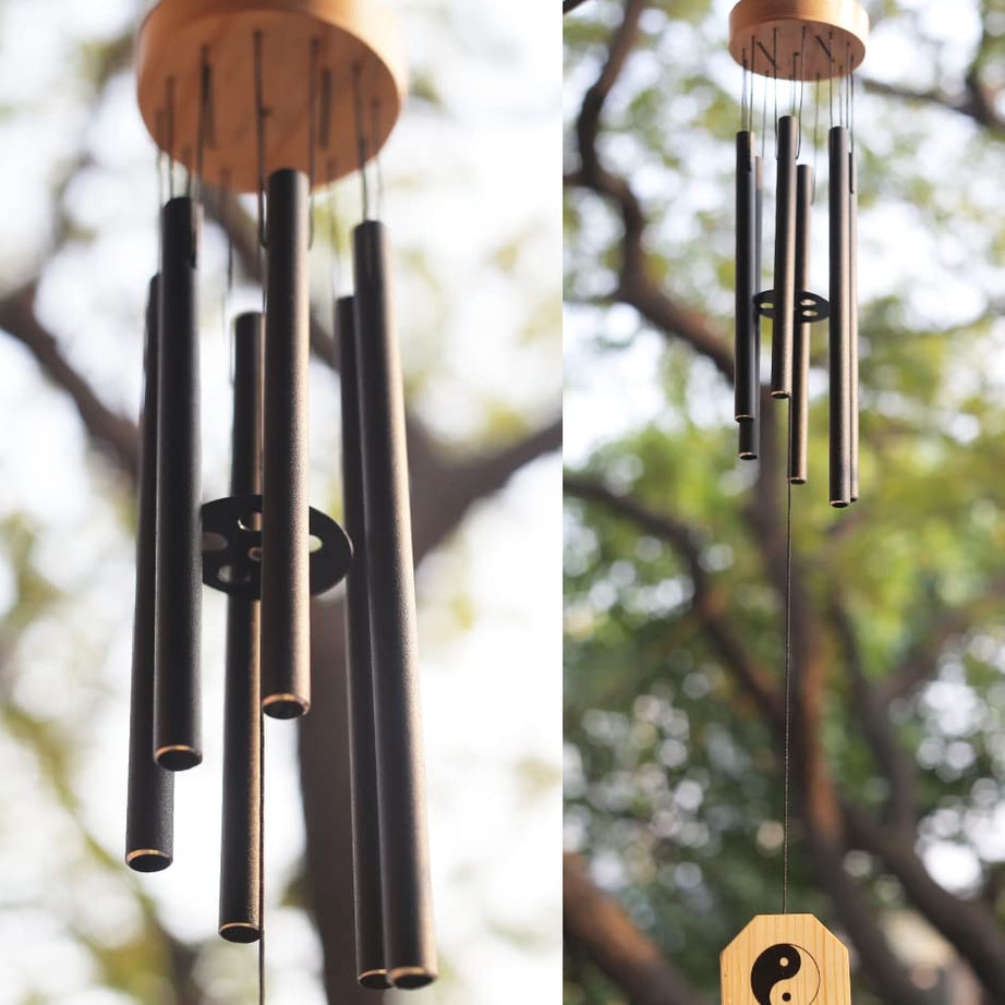 PARADIGM PICTURES 6 Pipe Wind Chimes for Home | Home Decor Items