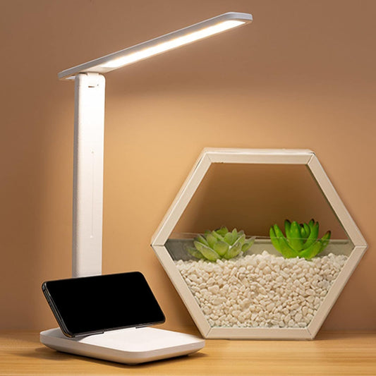 One94Store Desk Lamp Foldable Touch Sensor On/Off Study Lamp USB Rechargeable 3 Level Brightness LED Night Light Perfect for Home Office, Dorms, and Kids' Rooms, Study Room