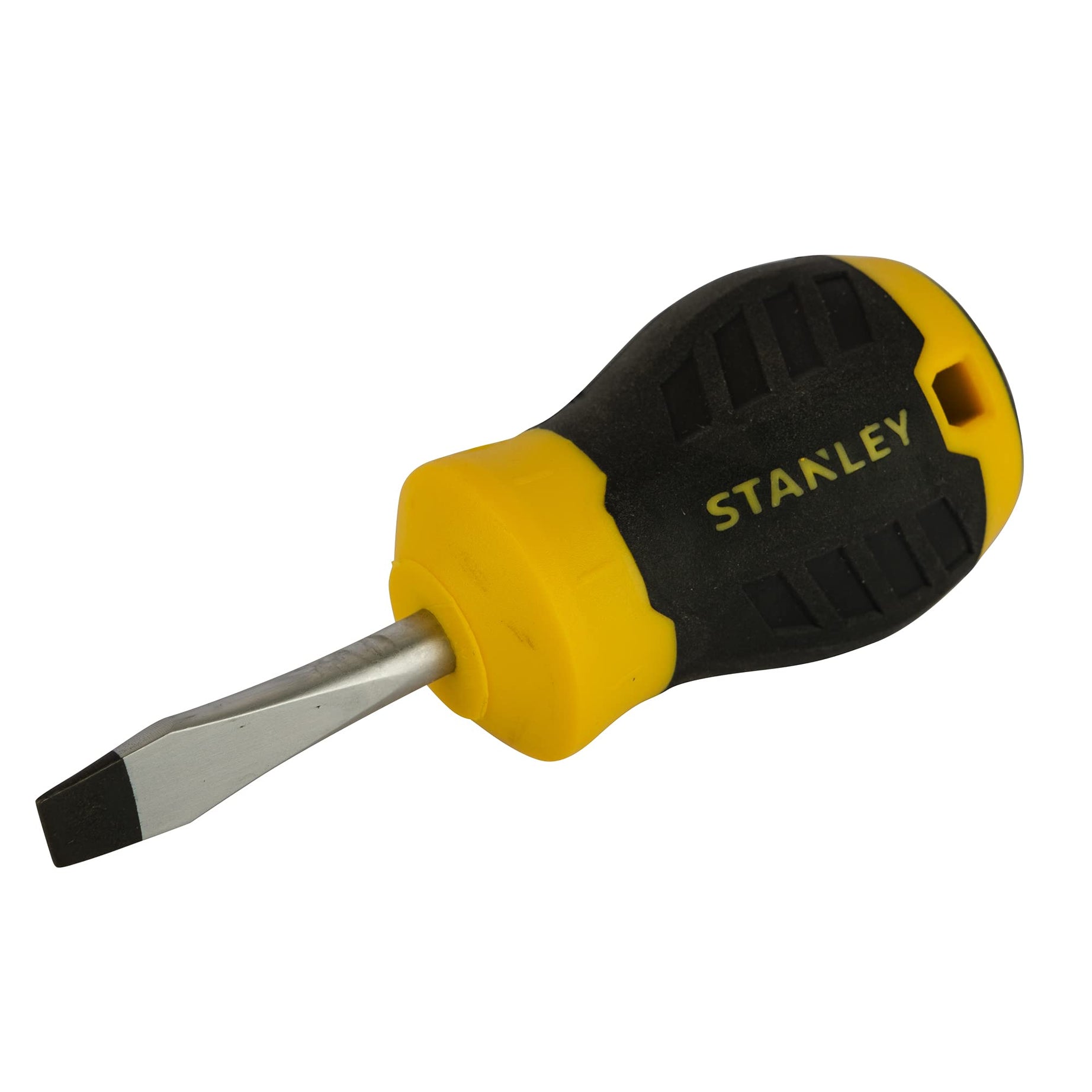 STANLEY STMT60825-8 6.5x38mm Cushion Grip Standard Screwdriver (Yellow and Silver)