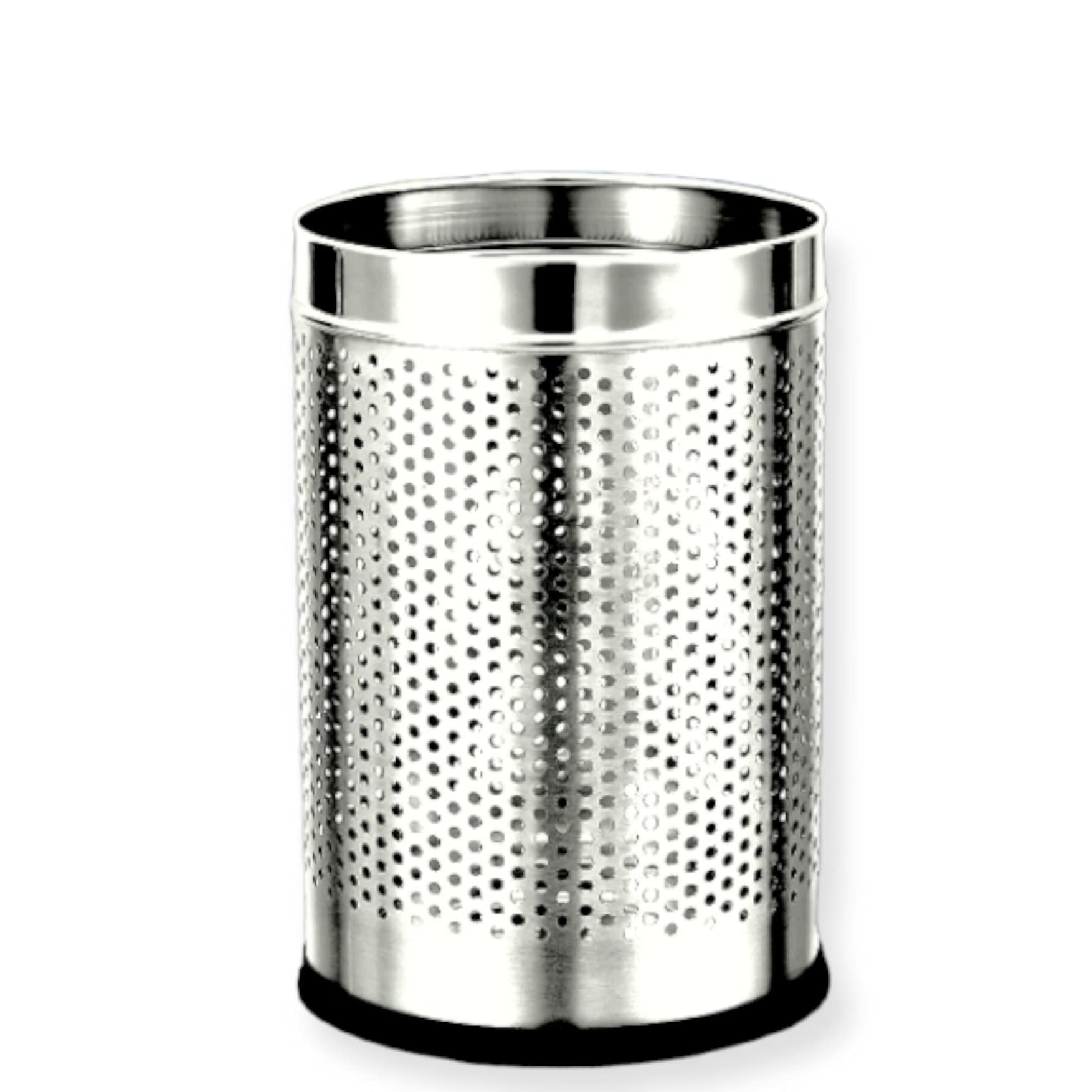 HOMEGRO Stainless Steel Perforated Type Dustbin With Open Top/Paper Bin/Trash Can For Home, Kitchen, Office (7 X 10 Inch, 5 Liters)