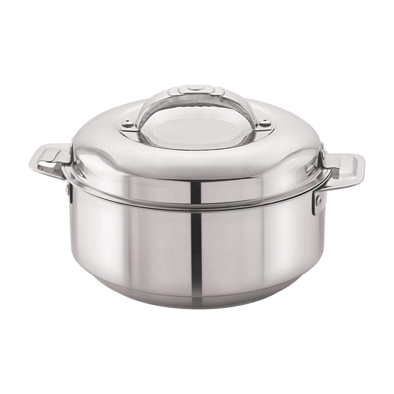 Cello Maxima Stainless Steel Double Walled Insulated Casserole, (Silver, 2000ml)