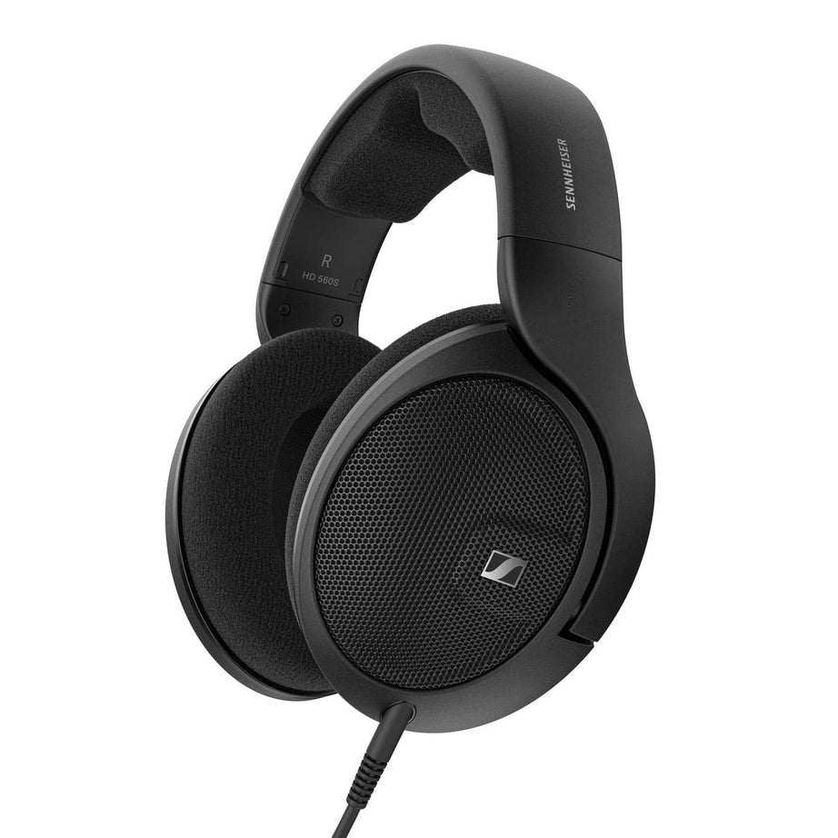 Sennheiser HD 560 S Over-Ear Wired Audiophile Headphones with Mic - Neutral Frequency Response, E.A.R. Technology for Wide Sound Field, Open-Back Earcups, Detachable Cable, (Black) (HD 560S)