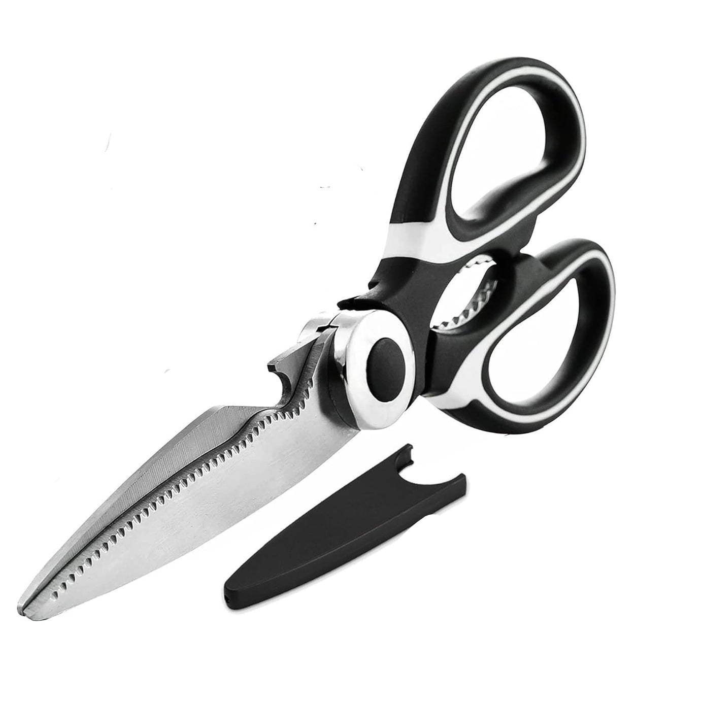 SHOPPOFOBIX Kitchen Multi Function Scissor - Heavy Duty Stainless Steel Cooking Shears for Cutting Meat, Food, Fish