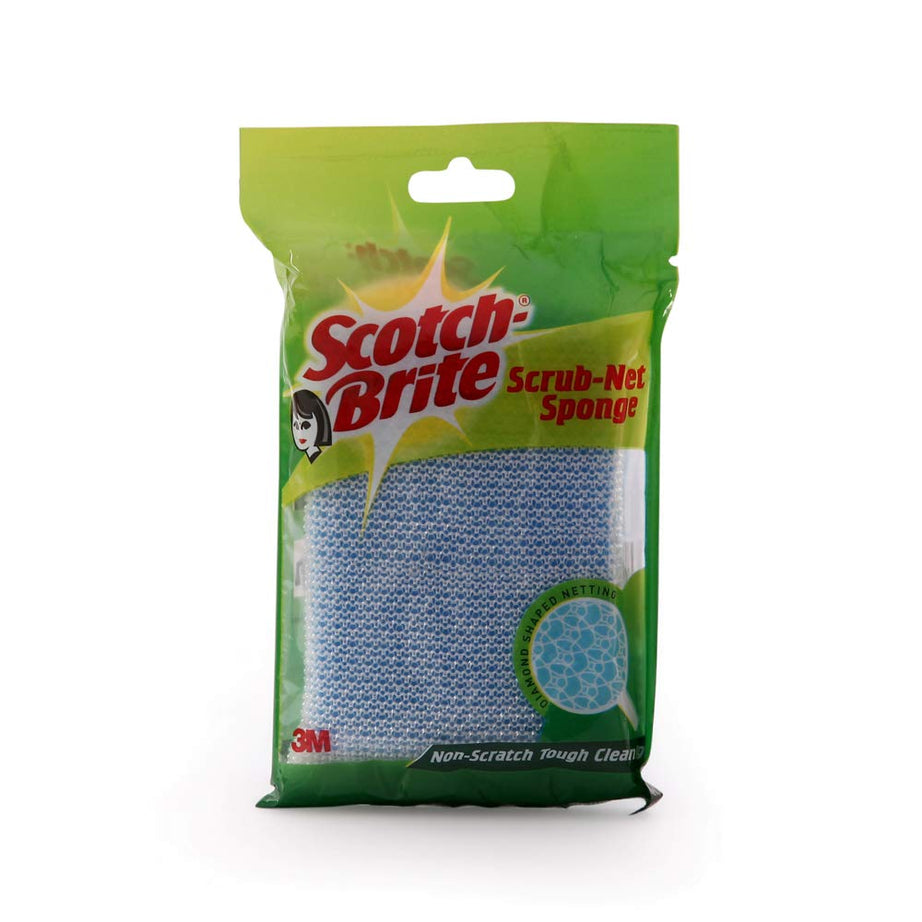 Scotch-Brite Green Scrub, Net Sponge, 1 Piece - Sponge