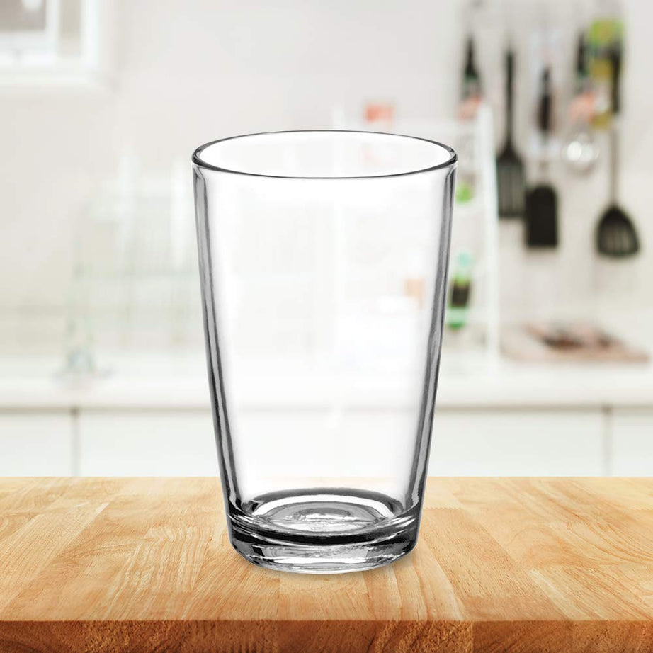 Yera Glass Epitome Tumbler 255Ml - Set of 6 for Kitchen|Water|Hot & Cold Drinks|Juice|Cocktail|Milkshake|Smoothie|Ideal for Home|Party|Restaurant|Gifting|Special Occasions - Transparent