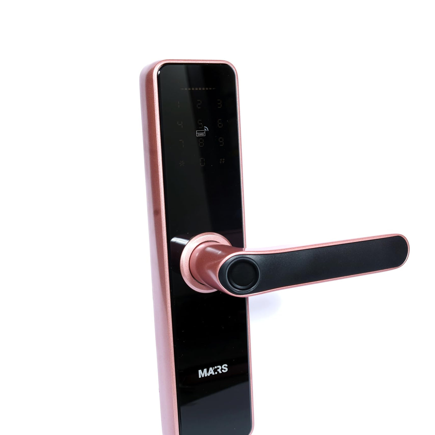 Mars Smart Door Lock A9 WiFi | 6-Way Unlocking | Fingerprint | Passcode | RFID Access Card | SmartLife App | Mechanical Key | True OTP Access (Royal Copper)