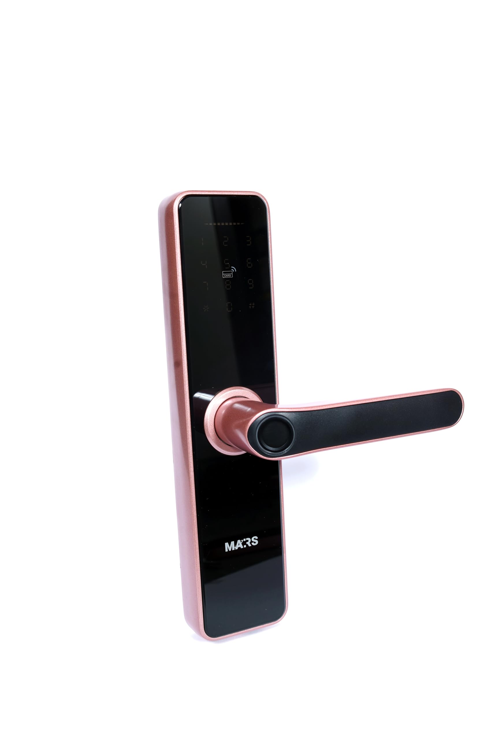 Mars Smart Door Lock A9 WiFi | 6-Way Unlocking | Fingerprint | Passcode | RFID Access Card | SmartLife App | Mechanical Key | True OTP Access (Royal Copper)