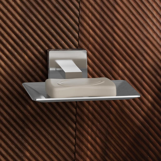 Kohler Soap Dish,SS304 Stainless Steel, 2 Years Warranty, Brushed Steel Finish, 12.3cm x 12.15cm x 4.65cm LBH, Easy to use Ergonomic Design, 23kg Load Bearing Capacity