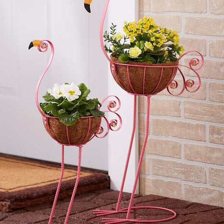 Unique Lifestyle Sets of 2 Bird Planters/Bird Inspired Plant Stand/Flower Pot Stand