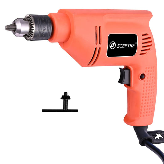 SCEPTRE SP-2310 300W Electric Drill Machine - Drilling with 10mm Chuck, 220V, 3200RPM, Drill Machine for Home Use (Orange)