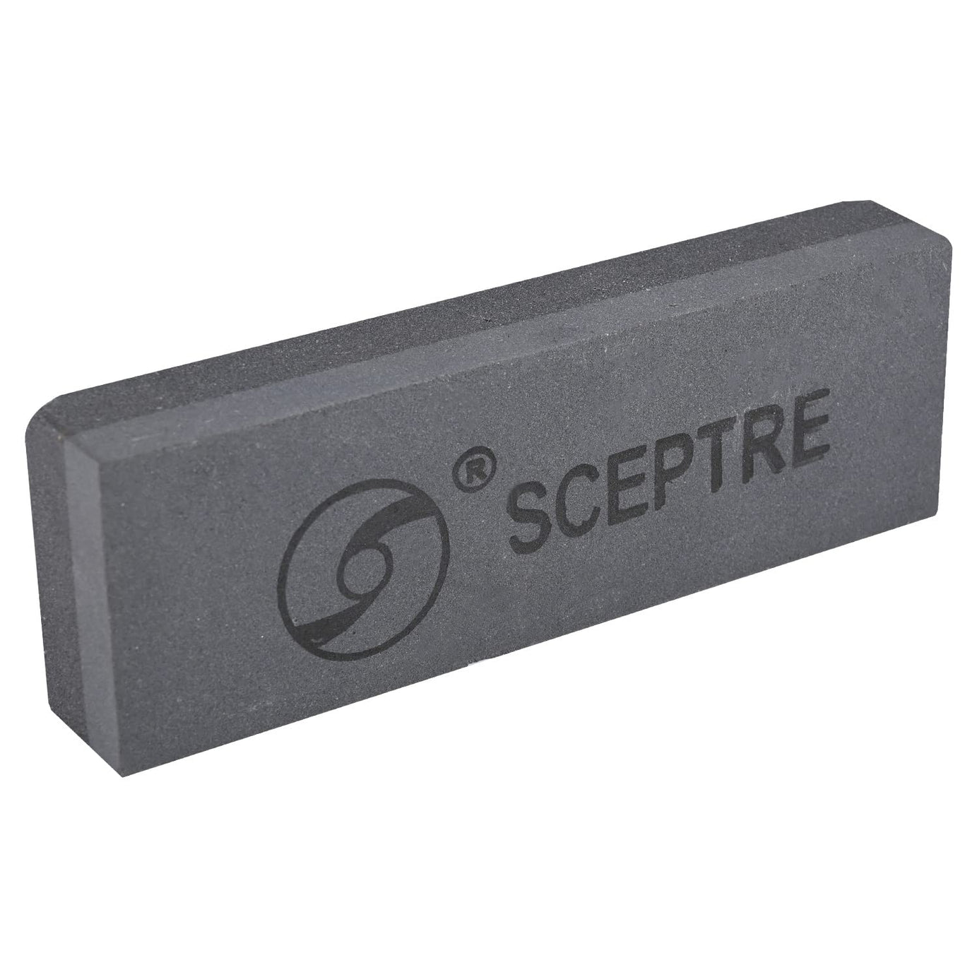 SCEPTRE Combination Sharpening Stone with Fine, Coarse Grit Ideal for Honing Knives, Scissors 2 Sided Tool to Chefs, Cooking Lovers (150x50x25mm) Black