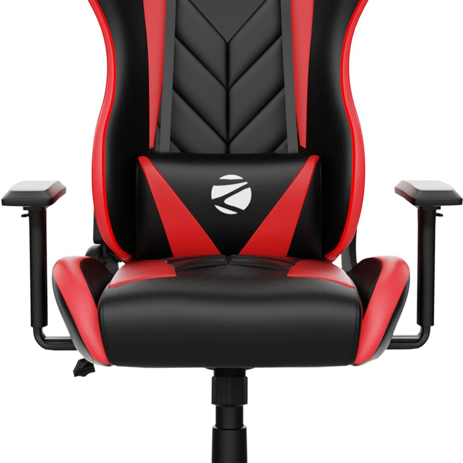 Zebronics ZEB-GC2000 Premium Gaming Chair with 3D Armrest, 90-180 Degree Backrest, Neck & Lumbar Cushion, Adjustable Height, 360 Swivels & Casters