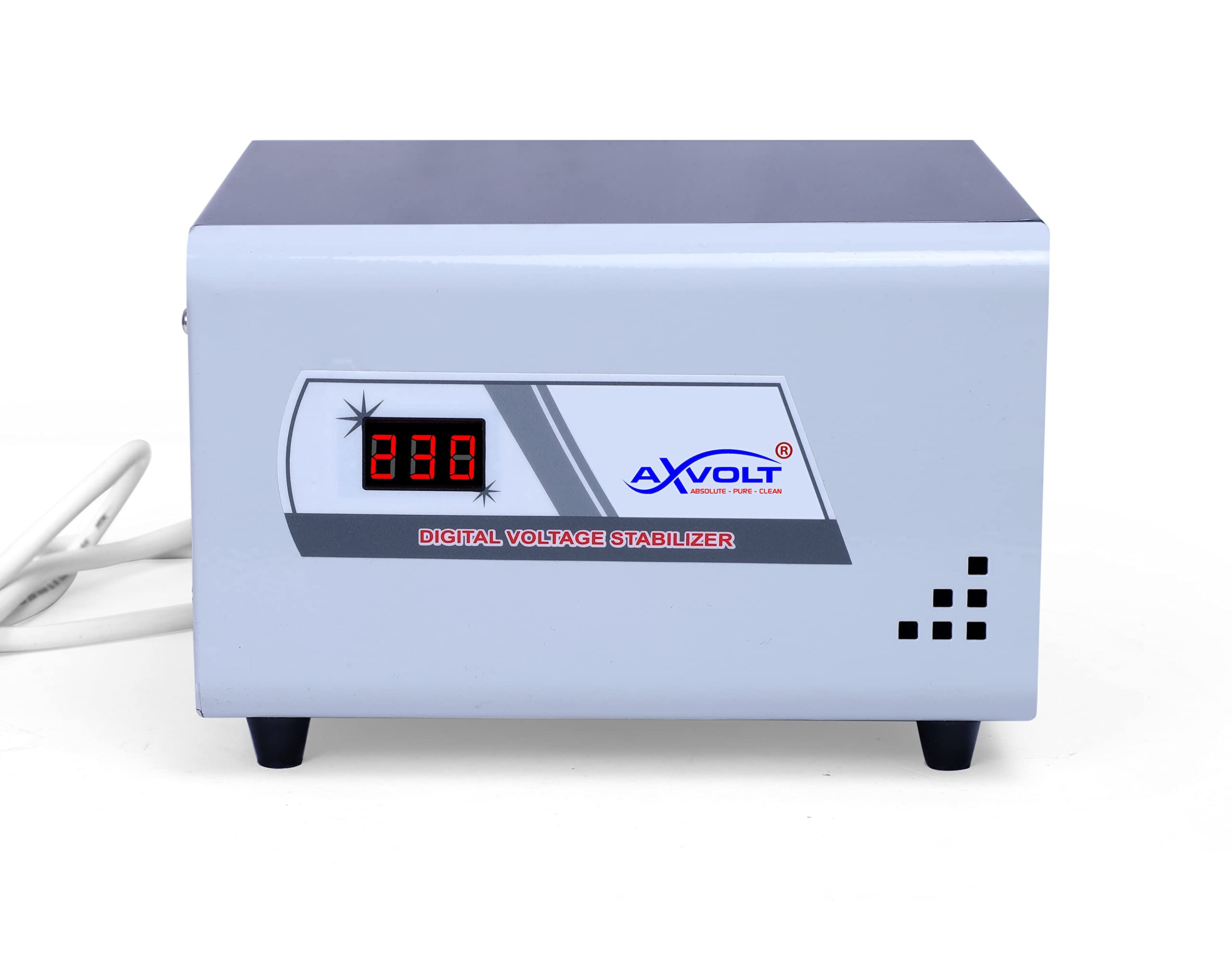 AXVOLT 1 KVA Computer Voltage stabilizer with Three Output Socket for pc + Printer + Router