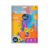 Fevicreate Plastic Design My World Kit Contains Drawing Book, Stencils, Rangeela Tempera Colours, Glue Drops for Fun & Creativity| Best Return Gift for Boys & Girls Age 5 Years+, Multicolor