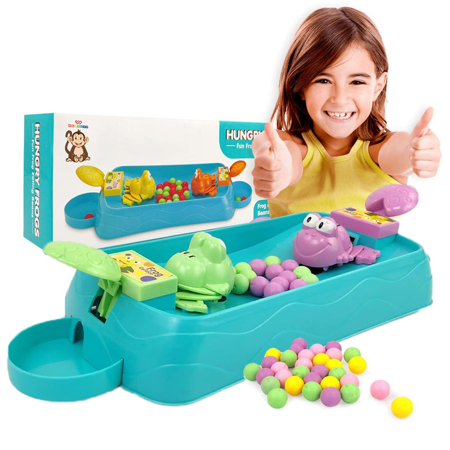 Wembley Hungry Frog Games Eating Beans Games | Indoor Games Interactive Game Toy of Family Board Games for Kids | Interactive Game Toys Multiplayer Game for 2 Player