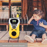 VGRASSP Walkie Talkie Toys for Kids 2 Way Radio Toy for 3-12 Year Old Boys Girls, Up to 20 Meter Outdoor Range Yellow