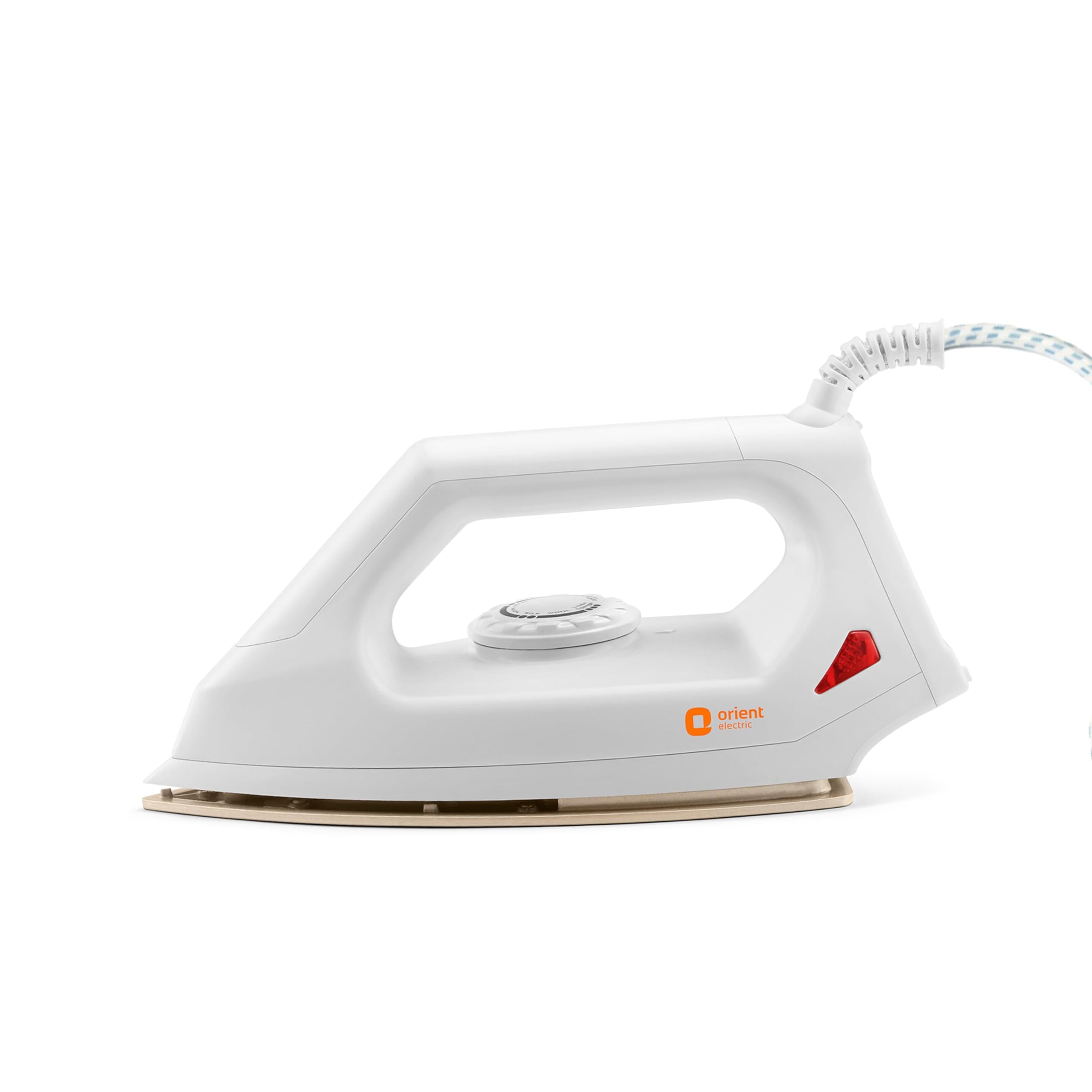 Orient Electric Fabrismooth 1000W Dry iron (Press) | Non-stick Weilburger coating| Silver Layered Thermostat| G-shaped heating element| ISI certified| 2-year replacement warranty