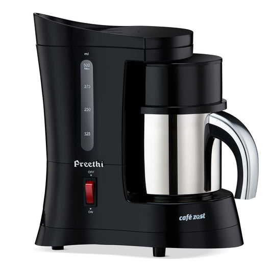 Preethi Cafe Zest CM210 Drip Coffee Maker (Black), 31 Cup