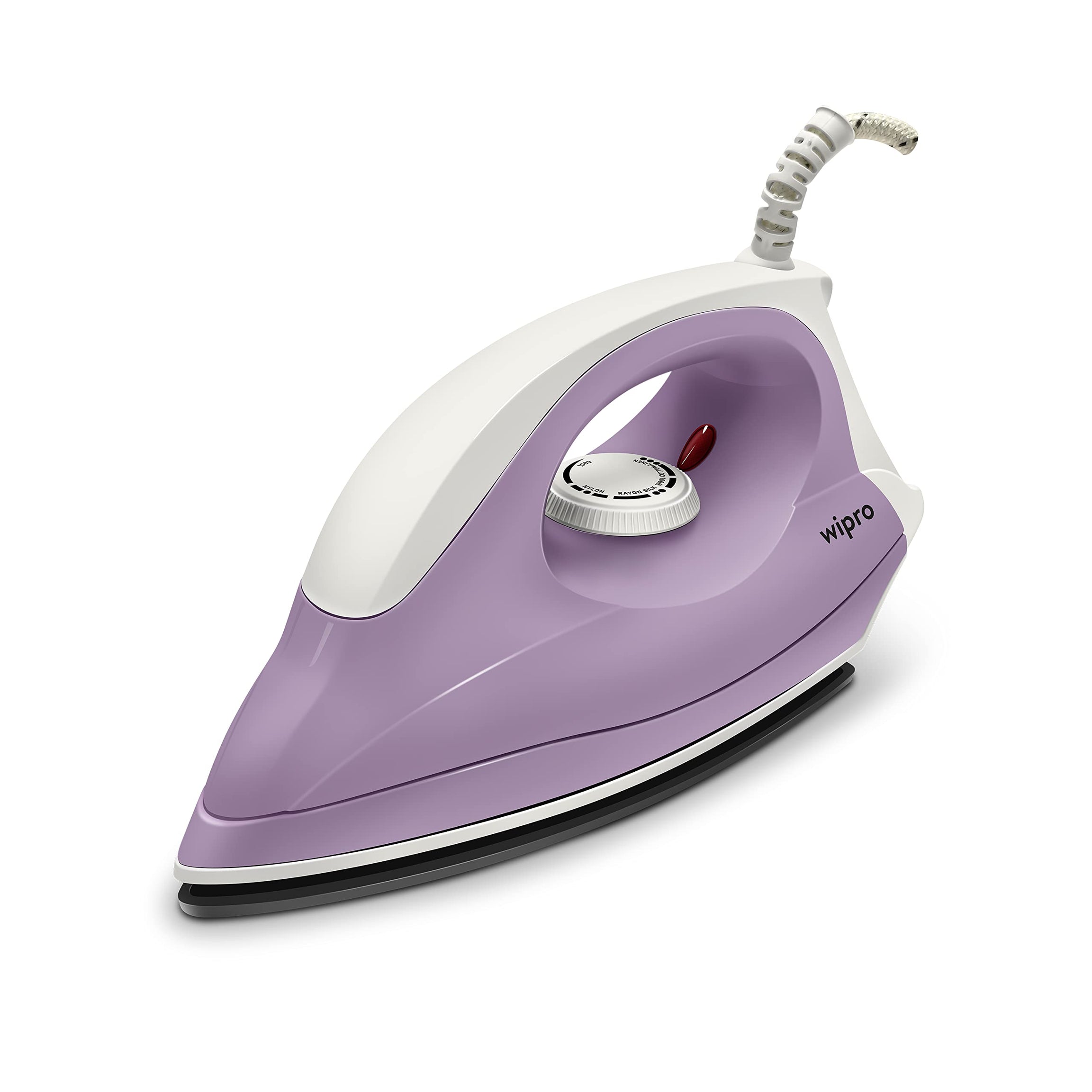 Wipro GD205 Super Deluxe 1000 Watt Automatic Electric Dry Iron | Large Soleplate|Anti bacterial German Weilburger Double Coated Soleplate | Quick Heat Up