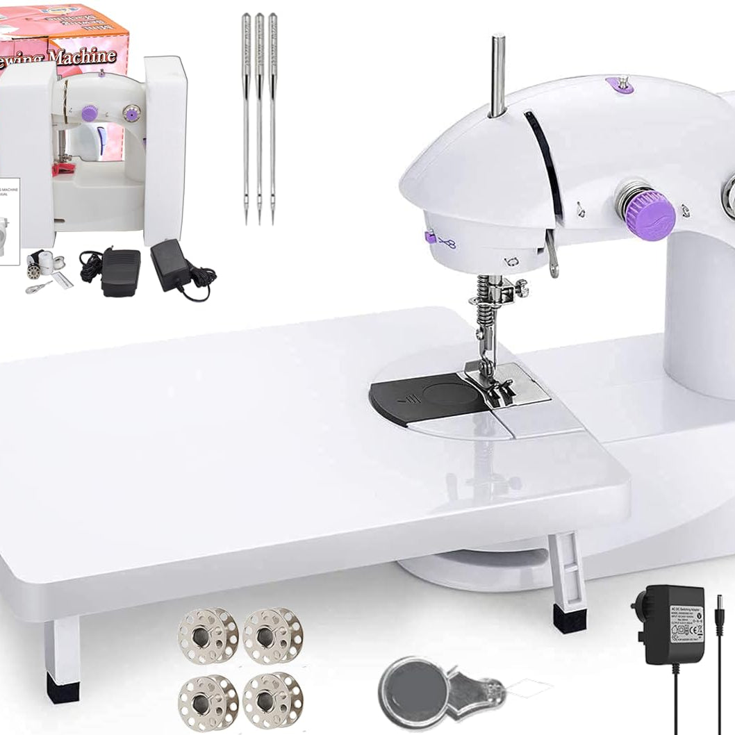 JAXHOM Sewing Machine For Home Tailoring I Silai Machine With Table Set I Stitching Machine For Home Use With Foot Pedal, Adapter (Sewing Machine+Table)