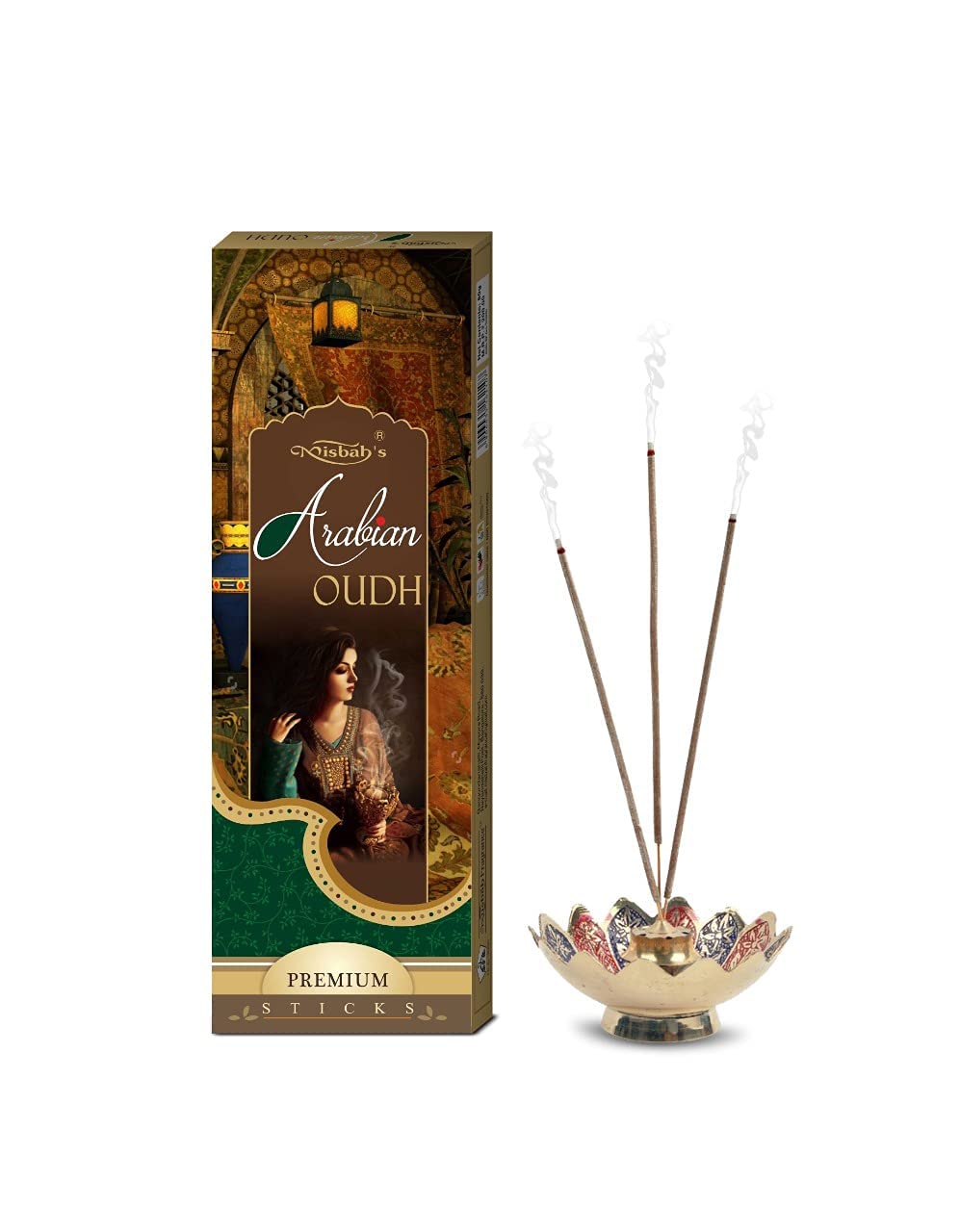 Misbah Arabian Oudh Incense Sticks 50g Pack of 2