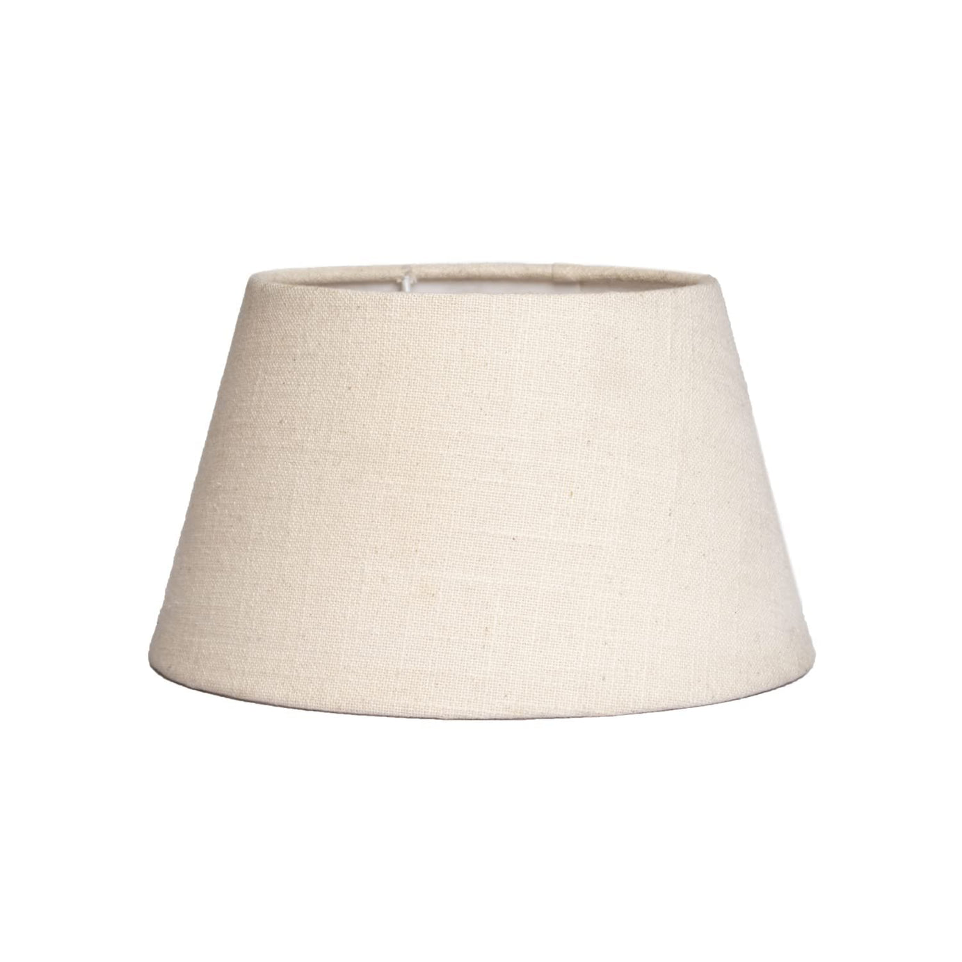 M.Malik Lamp Shades Cotton Fabric Modern Design 12" Inches | Burlap Crafts Table And Floor Lamps Only Shades Without Lamp, Red, (12"x11"x8") (OFF WHITE)