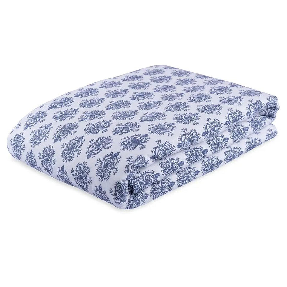 Wakefit Dohar Single Bed | 110 GSM | Blanket Single Bed, Dohar Single Bed Cotton, Cotton Dohar, Quilt, AC Blanket, Reversible (Susane Blue : 56x90 inch - Pack of 1)