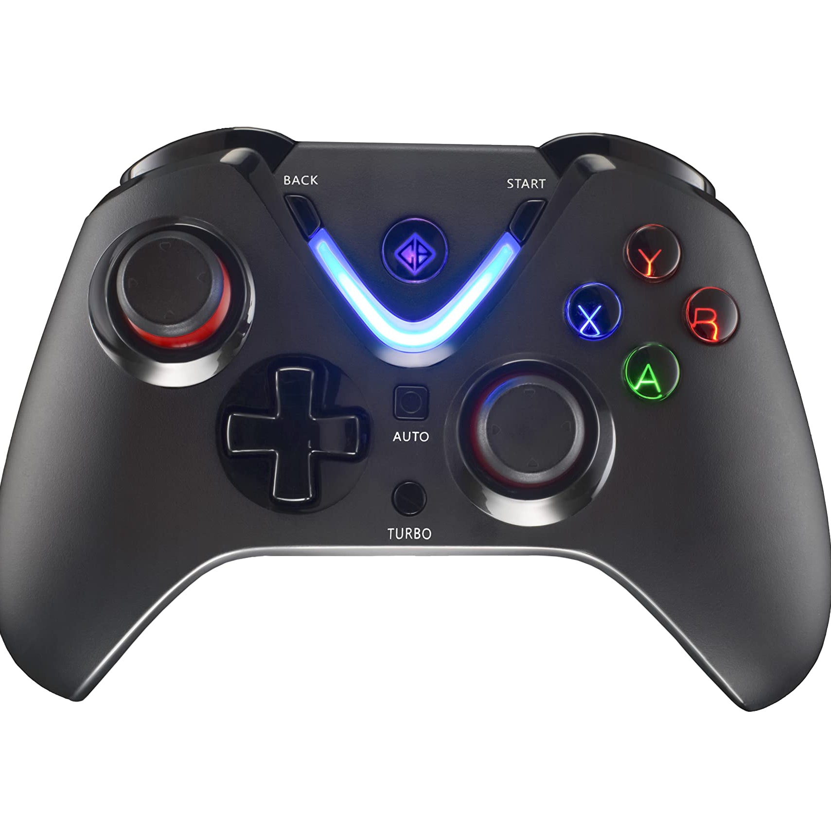 Cosmic Byte ARES Wireless Controller for PC, Magnetic Triggers, Accurate Joysticks, Dual Vibration, Backit LED Buttons, USB Extension Cable (Black)