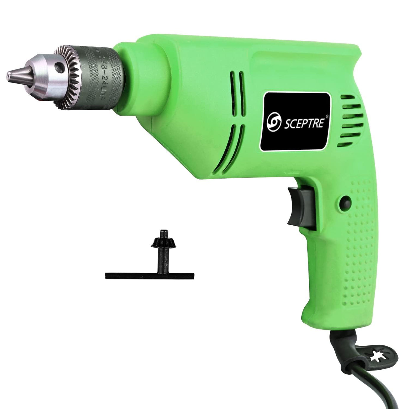 SCEPTRE SP-2310 300W Electric Drill Machine - Drilling with 10mm Chuck, 220V, 3200RPM, Drill Machine for Home Use (Green)