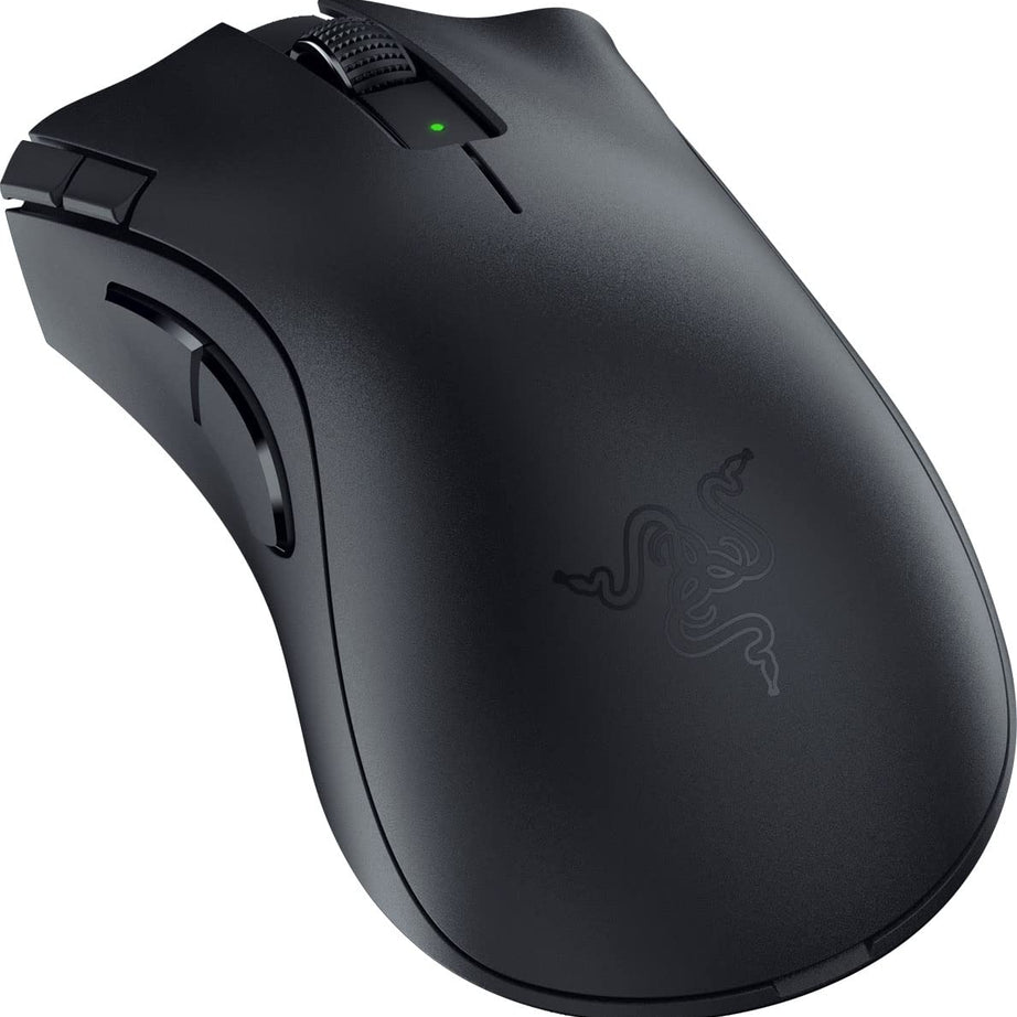 Razer Bluetooth DeathAdder V2 X Hyper Speed: Award-Winning Ergonomic Design with 16000 DPI - Ultra-Fast Hyper Speed Wireless Ergonomic Gaming Mouse - 235hr Battery Life - RZ01-04130100-R3A1, Black