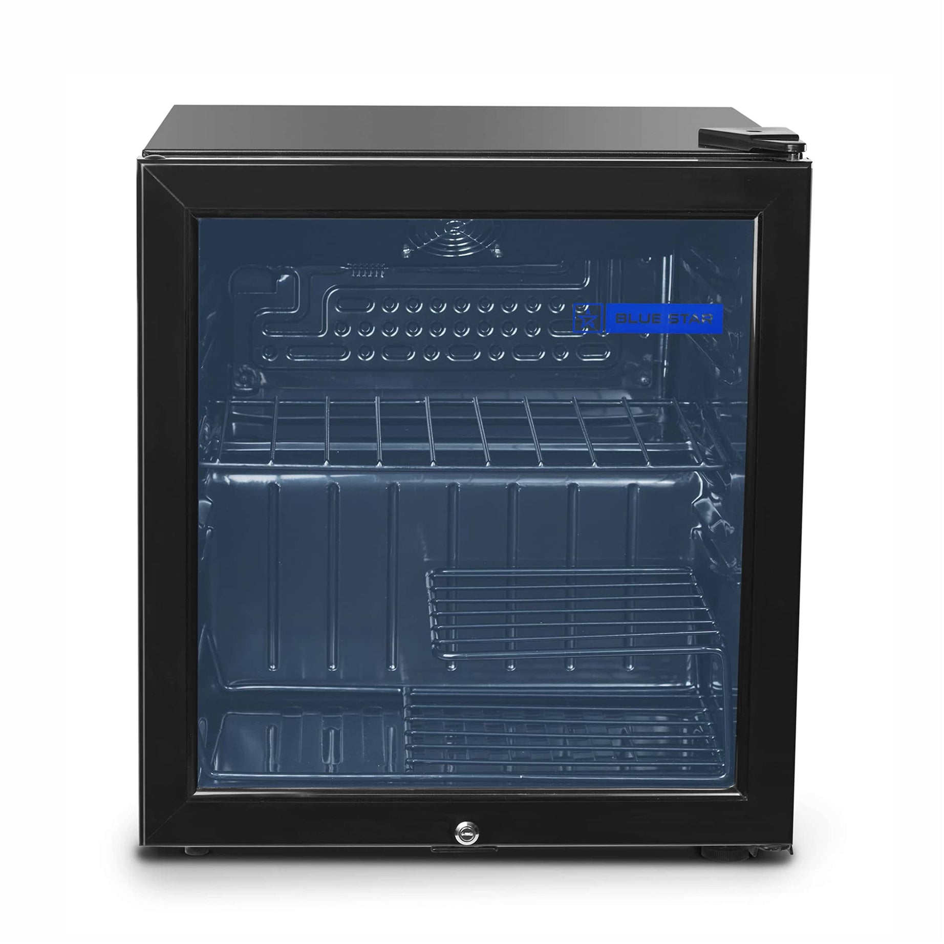 Blue Star VC65D Single Door Visi Cooler (55 Ltrs, 3 shelves, Black)